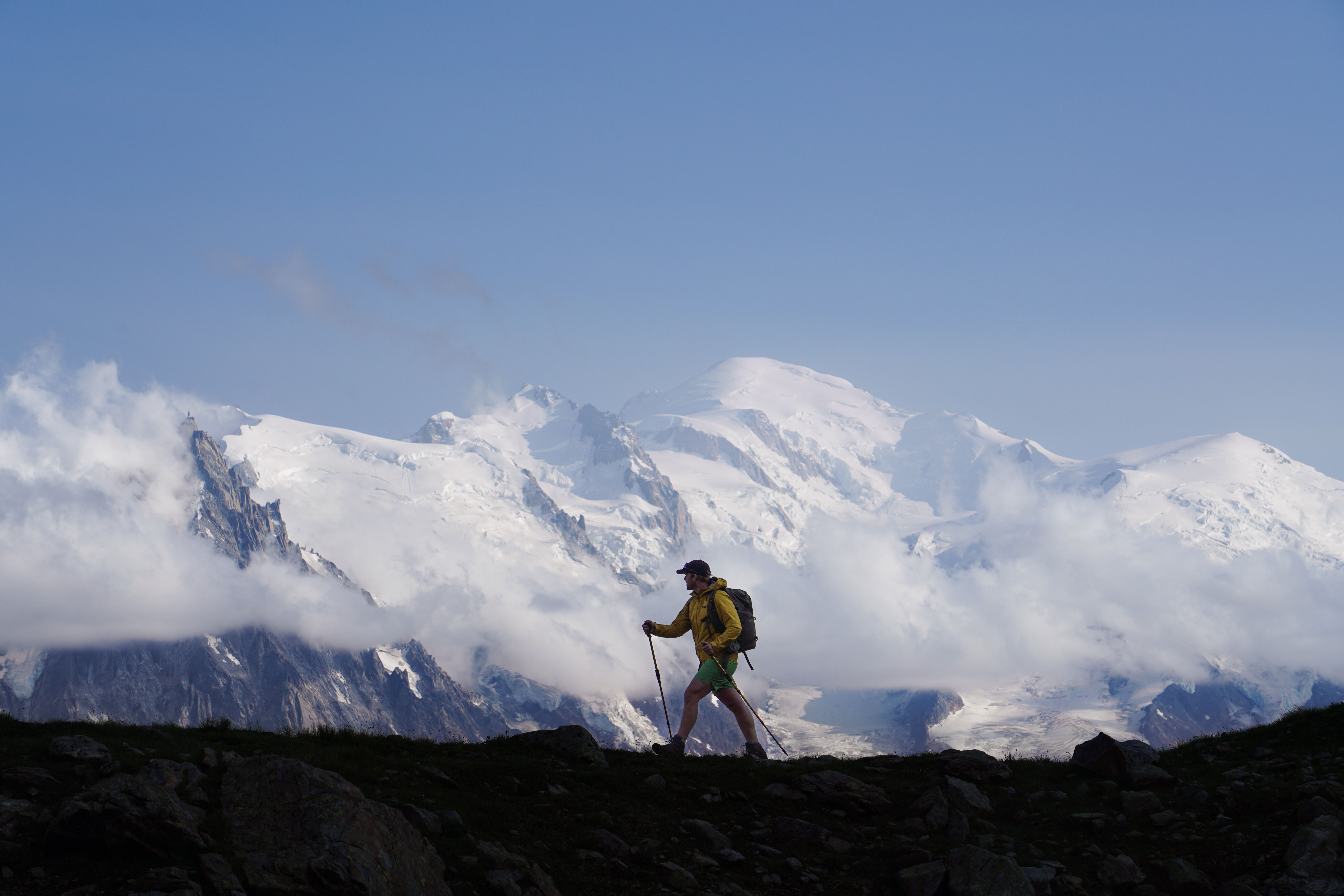panorama montagne tour du mont blanc france